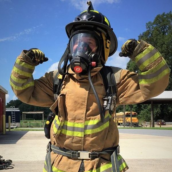 Photo of Camper in training attire